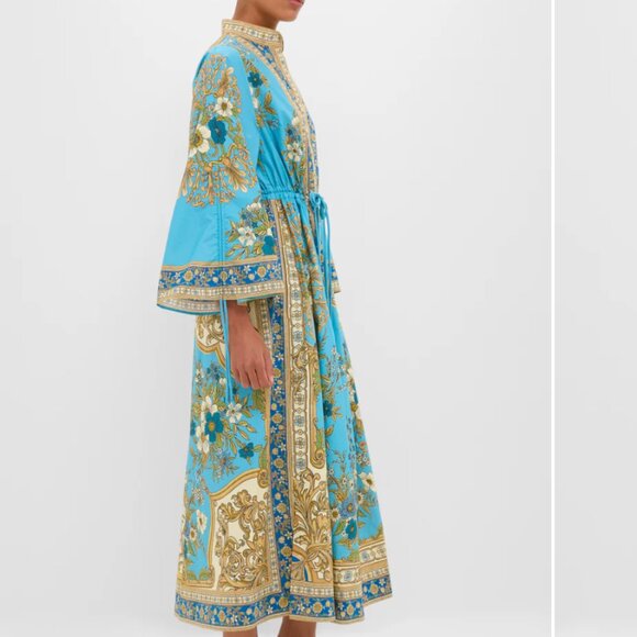 Alemais Blue Cassie Pool Midi Dress - Picture 3 of 13